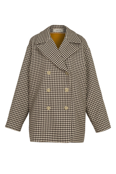 Check-Mate oversized coat
