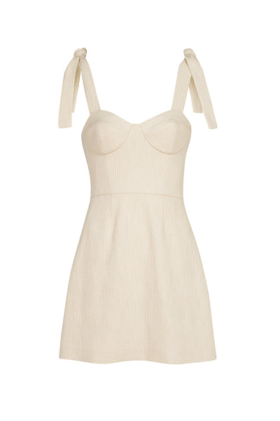 'Siren' pearl dress with bows